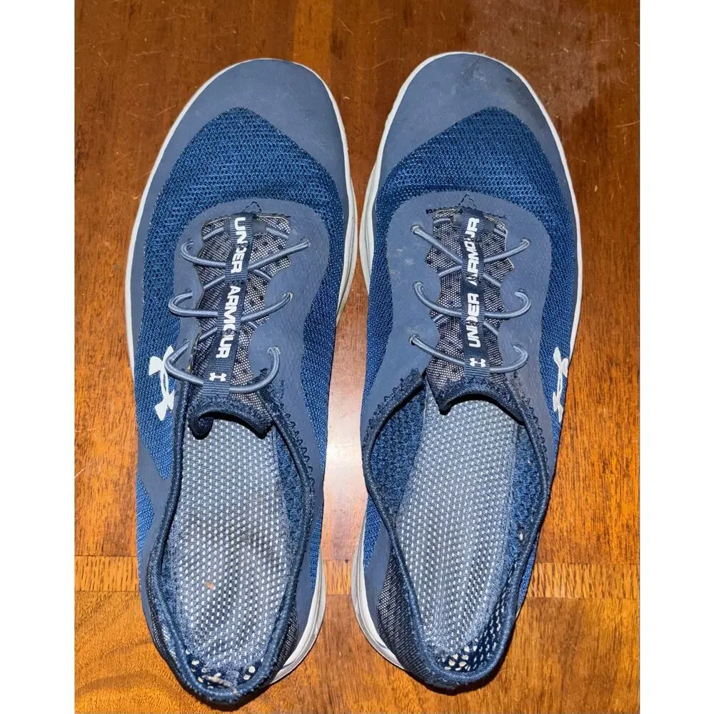 Under Armour men’s blue mesh Micro G Kilchis boat shoes (size 10.5)